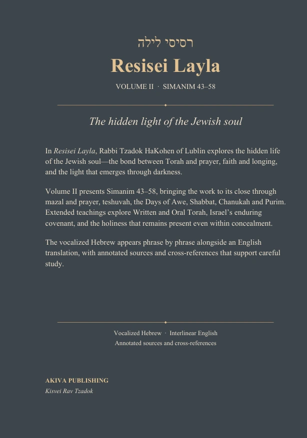 Resisei Layla Volume II · actual published back cover