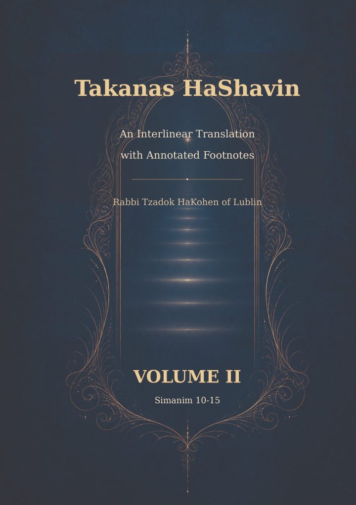 Volume II · Simanim 10–15 cover